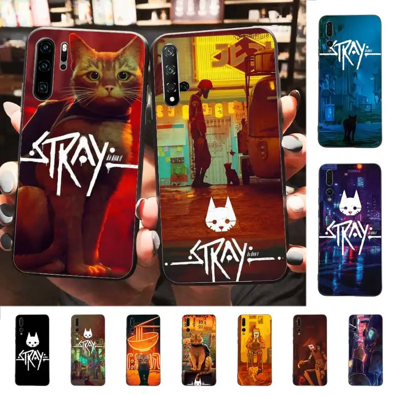 

Cute Game Stray Phone Case for Huawei P30 40 20 10 8 9 lite pro plus Psmart2019