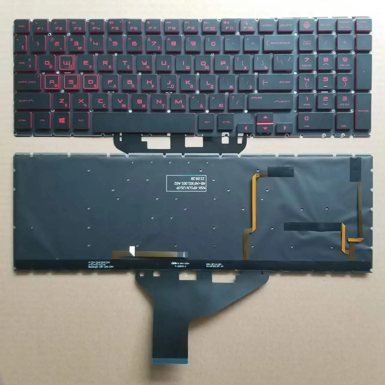 

Новая русская клавиатура для HP OMEN 15-dc 15-dc1018ca 15-dc1008ca dc-0108tx RU, красная клавиатура с подсветкой без рамки