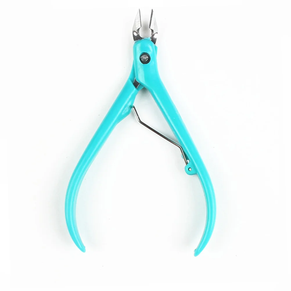

3pcs Cuticle Cutter with Plastic Handle Nail and Toenail Nipper Dead Skin Remover for Manicure(Random Color)