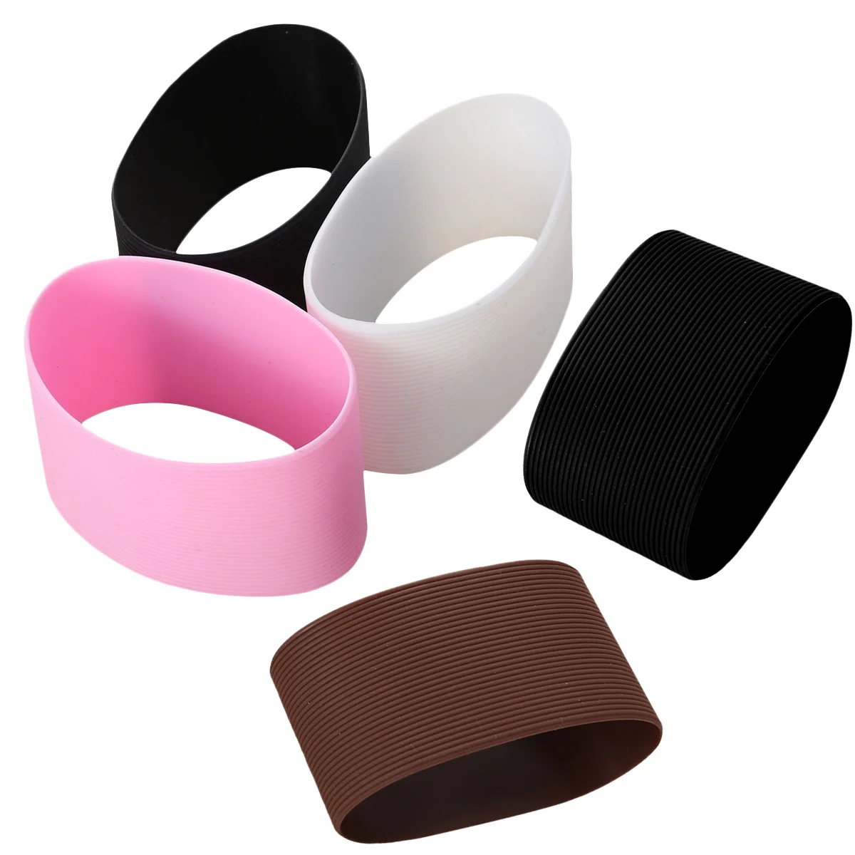 

5pcs Beverage Cup Sleeves Coffee Mug Sleeves Bottle Protector Coffee Cup Sleeves Bottle Boots