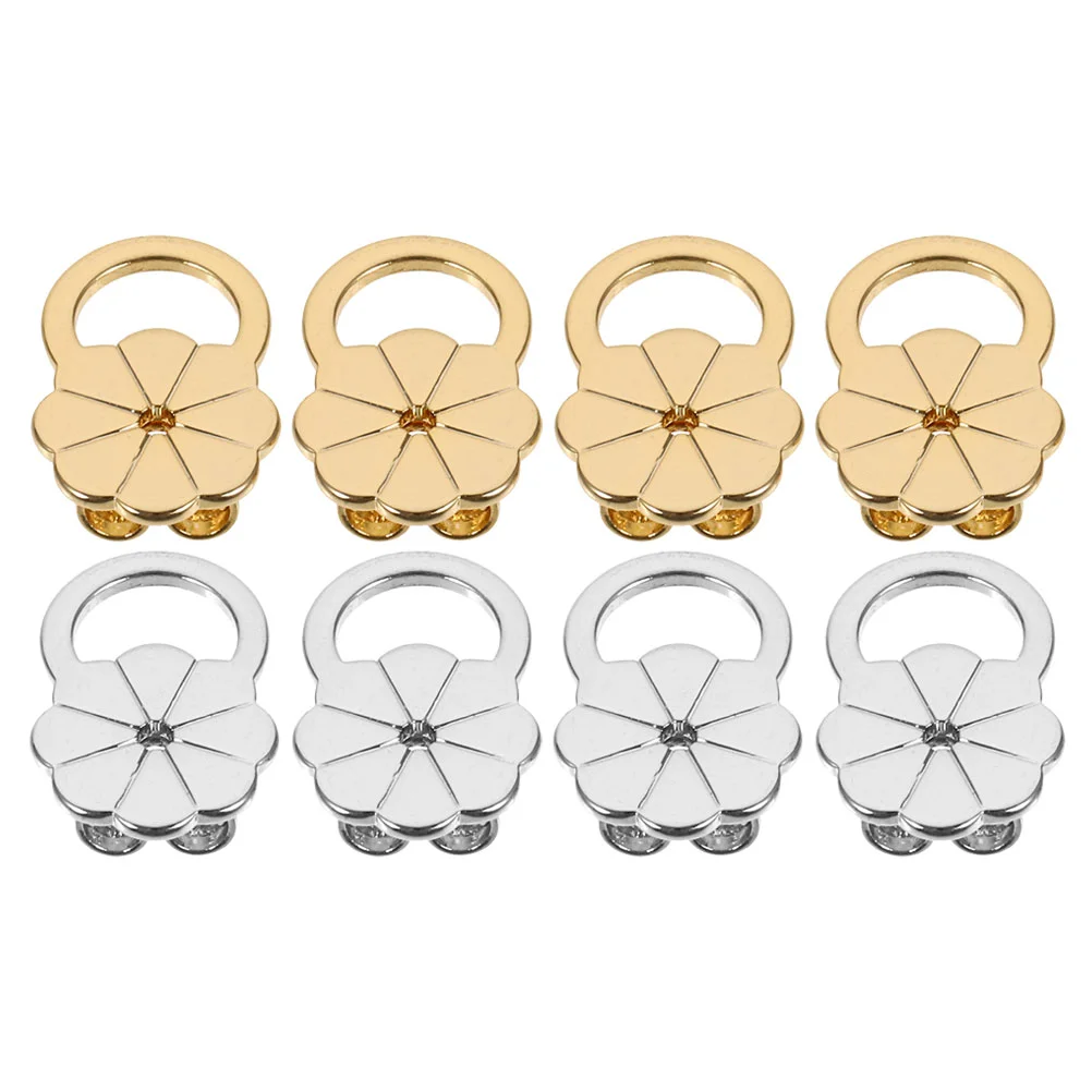 8 шт. затычки для ушей аксессуары цветов сережек застежки-гвоздики подвески