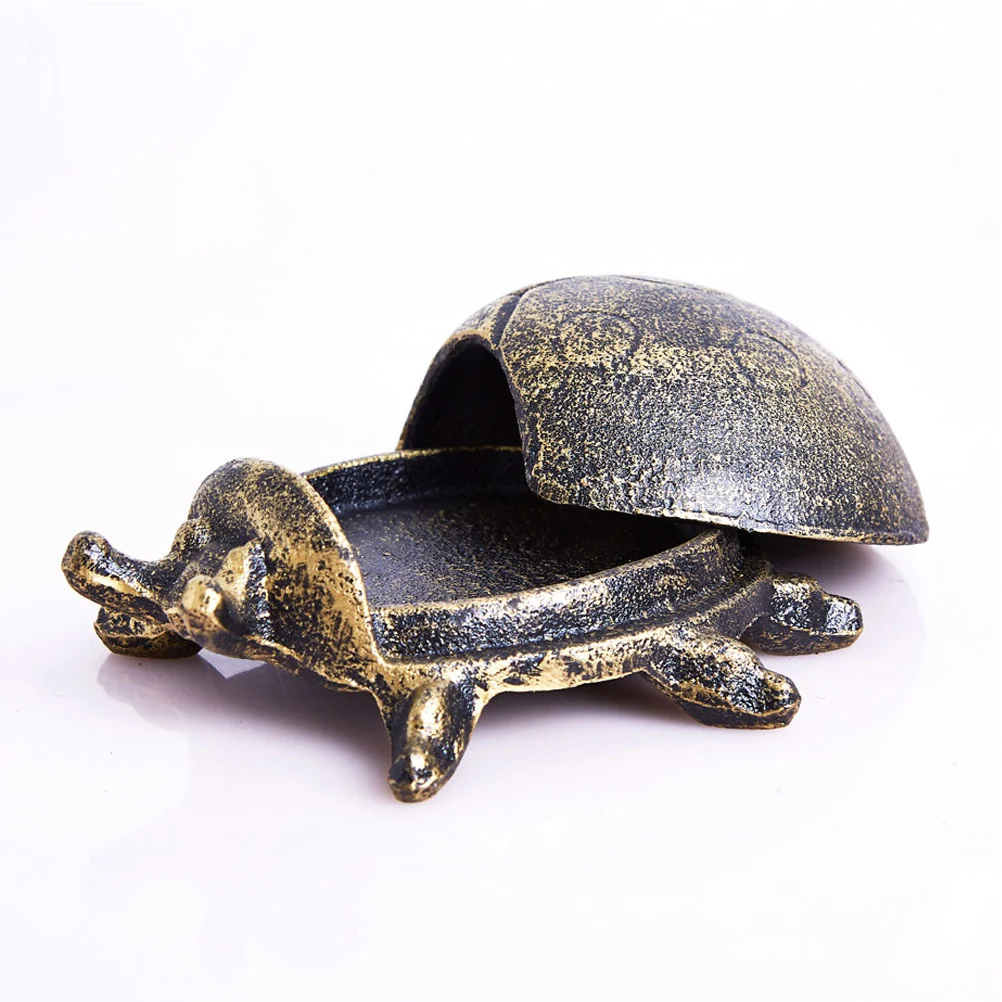 

1PC Scarab Design Ashtray Cast Key Holder Room Arrangement Table Container for Father Men