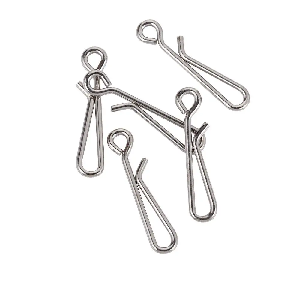 

Useful Quick Hanging Barrel Swivels Stainless Line Wire Connecting Tackle Tool Connector Snap Swivel