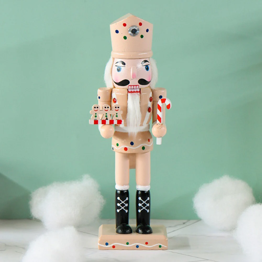 25 см Рождественский стоячий Щелкунчик Орнамент Настольный Украшение Пряничный