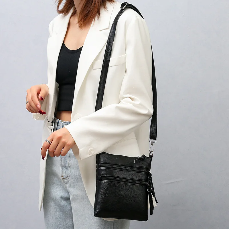 

Ladies Small Trend Handbags Cellphone Purse Wallet Women Crossbody Bags Soft PU Leather Fashion Female Shoulder Messenger Bags