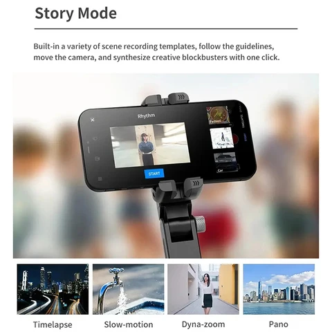 Xiaomi 360-градусный режим слежения, стабилизатор подвеса, палка для селфи, штатив, подвес для телефона, смартфона, живая фотография