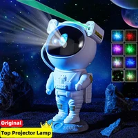 top galaxy projector lamp starry sky night light for bedroom room decor astronaut decoration home childrens gift nightlights