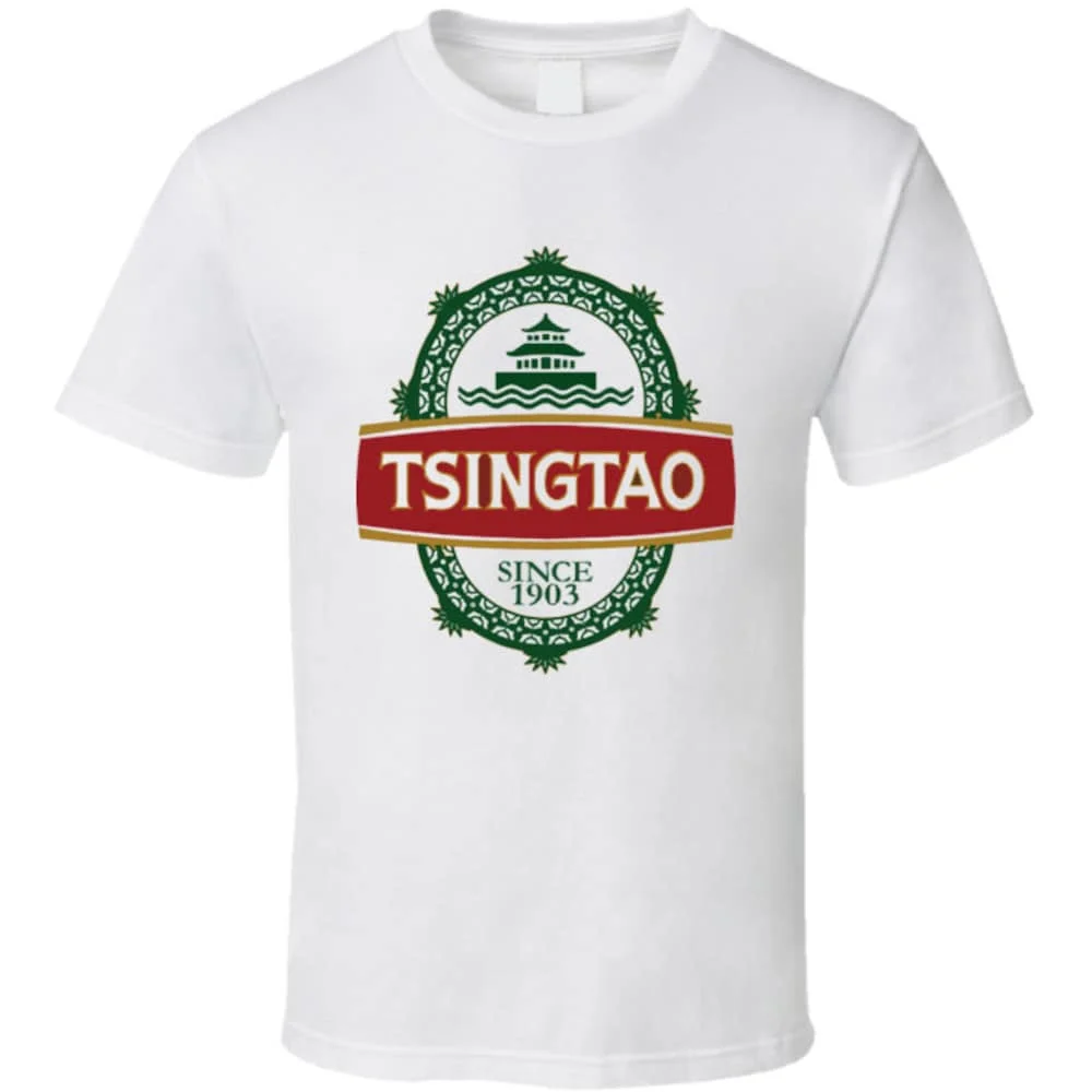 Футболка китайского пива Tsingtao