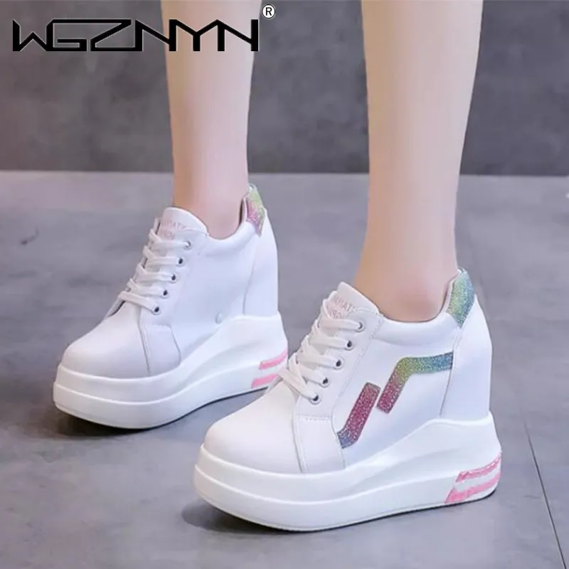 Женские ботильоны 2024 осенняя кожаная обувь на массивной подошве женские высокие