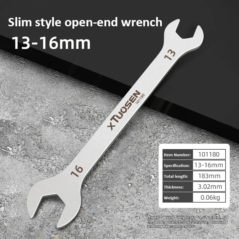 

Супертонкий двусторонний рожковый ключ 5.5-27 мм