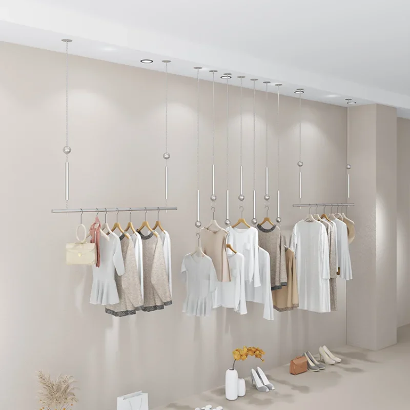 Стеллаж для прихожей скандинавская промышленная одежда вход современный