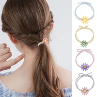 elastic scrunchies girls headwear ponytail holder hairs ties daisy hair rope hair accessories hair ring