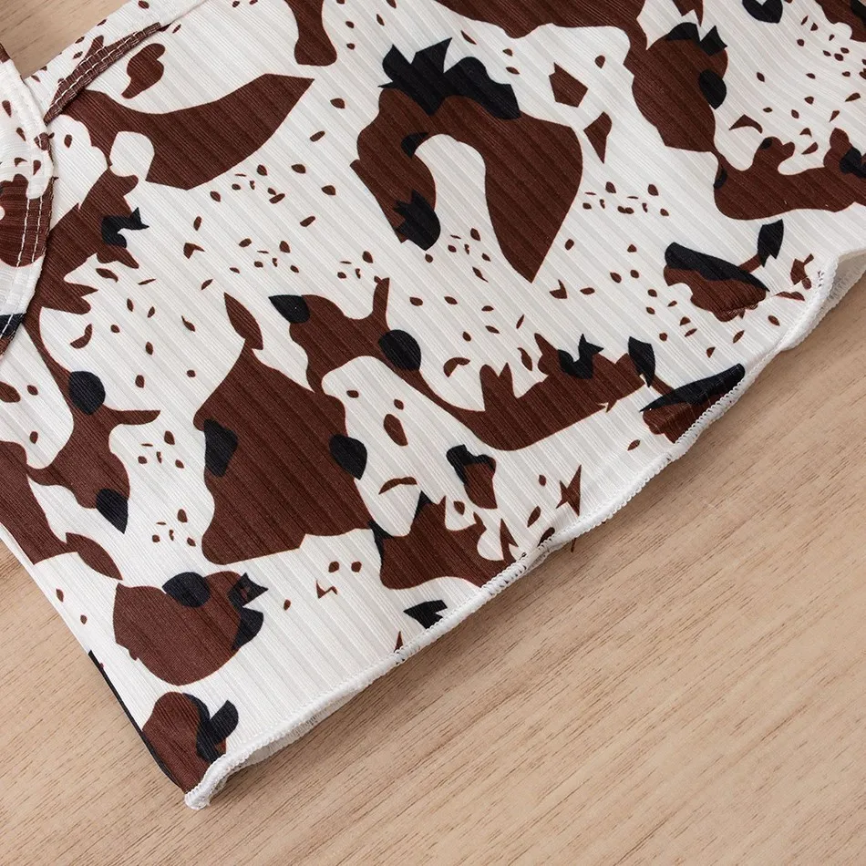 Kids Cotton Clothing Sets New Summer Girls Print Outfits Casual Clothes Baby Girl Cool Clothes Fashion Children Suits 2-6Y