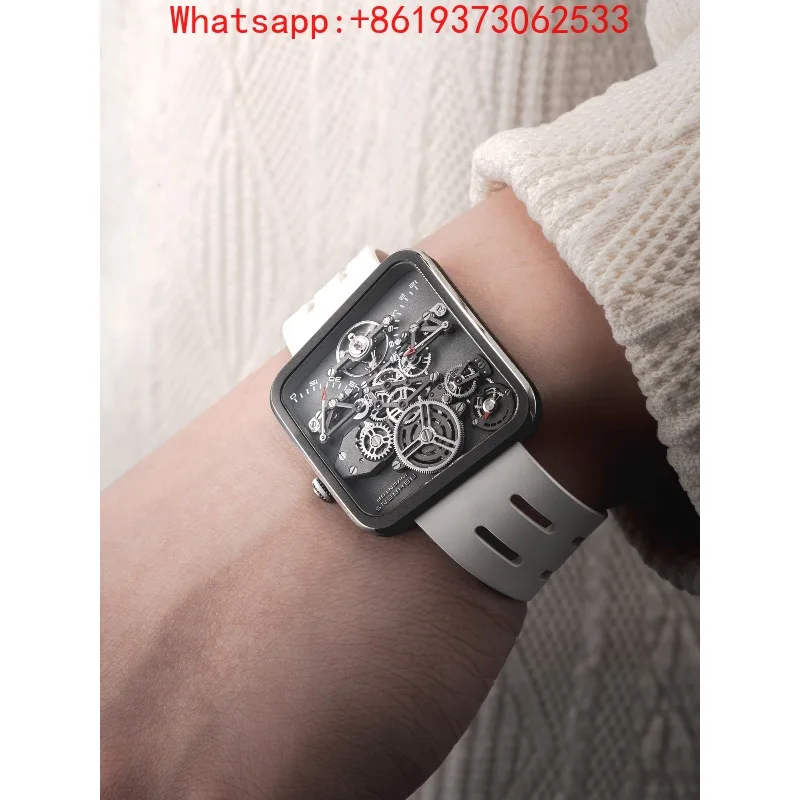 Фото Индивидуальные автоматические механические часы Jinghong Zhiwat 20G из титанового сплава, белая версия №1