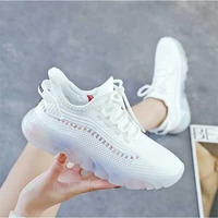 new womens sports shoes fashion breathable walking mesh vulcanize flat shoes sneakers for women 2022 tennis female casual shoes