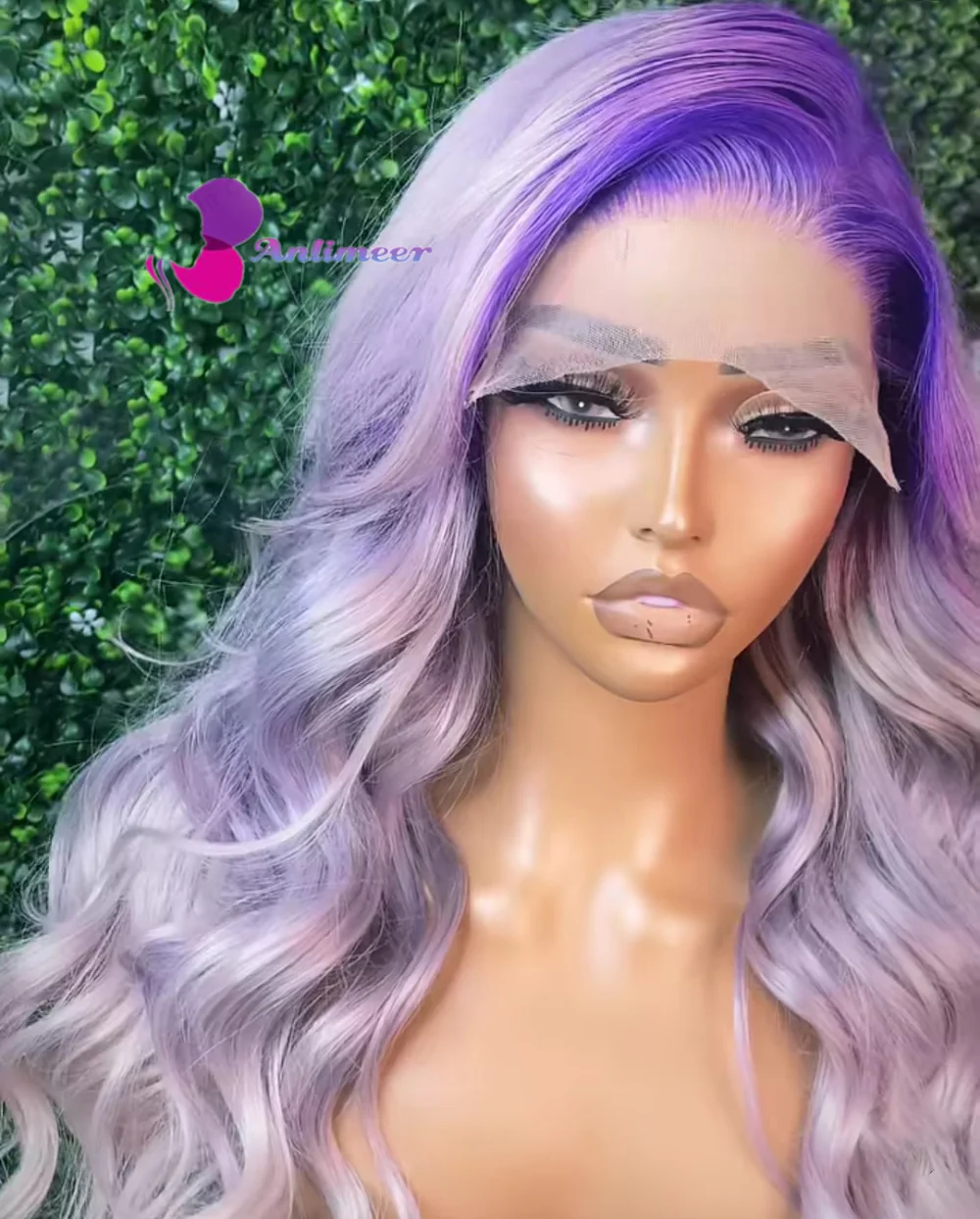 

Purple Silver Grey Wigs for Black Women Body Wave Colored Human Hair Lace Front Wigs Glueless Human Hair Wigs for Black Women
