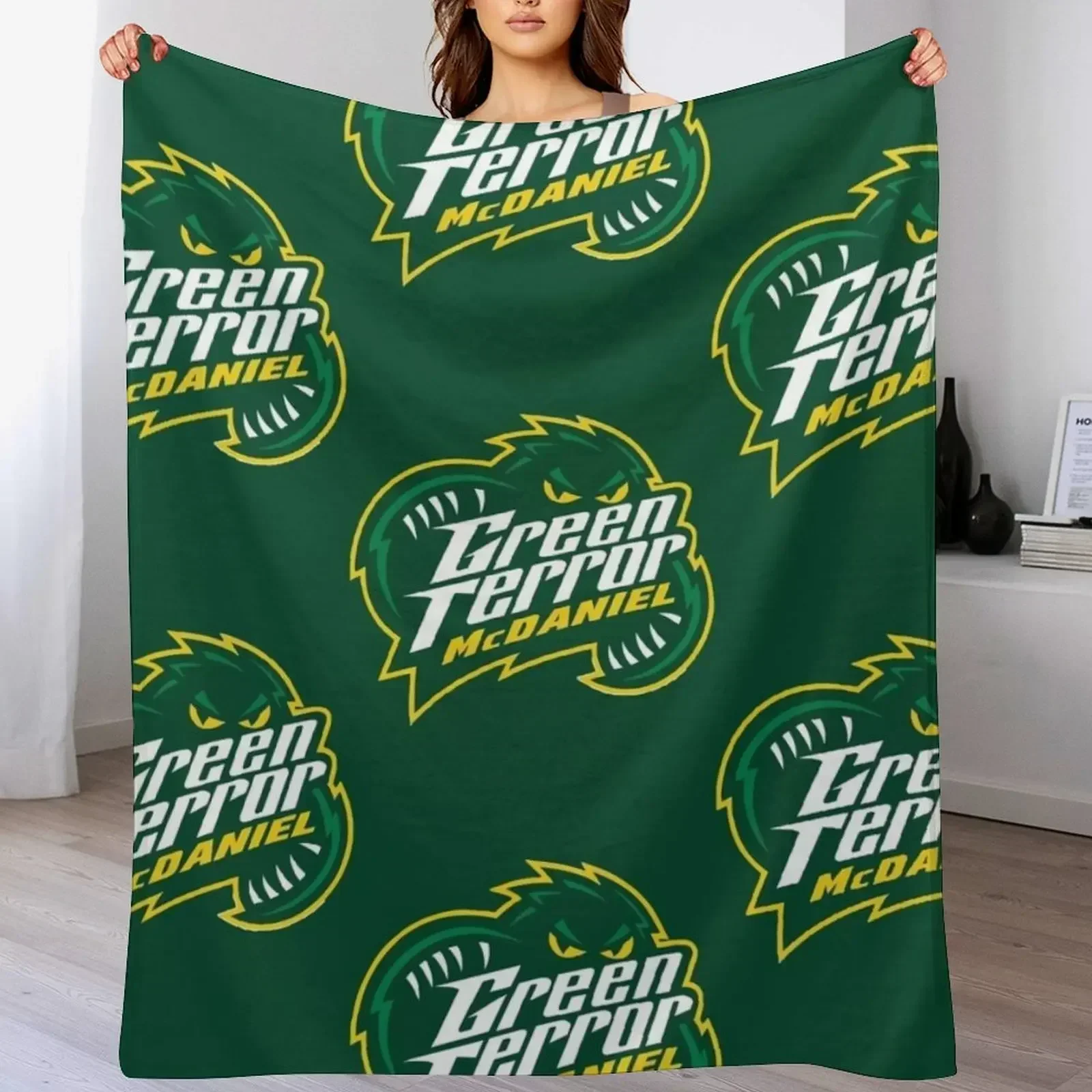 Одеяло Mc D Green T Team одеяла для диванов фланелевые