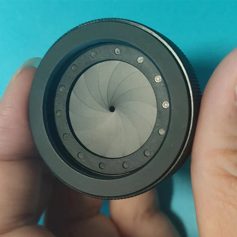 Регулируемая Диафрагма 1,2-22 мм Диафрагма радужной оболочки M30 для микроскопа камера адаптер кольцо ночного видения PVS DIY