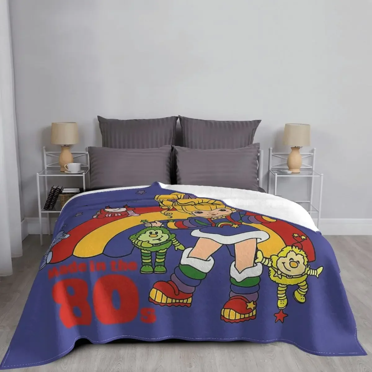 Красное ТВ-одеяло Батлера Rainbow Brite флисовое покрывало для спальни