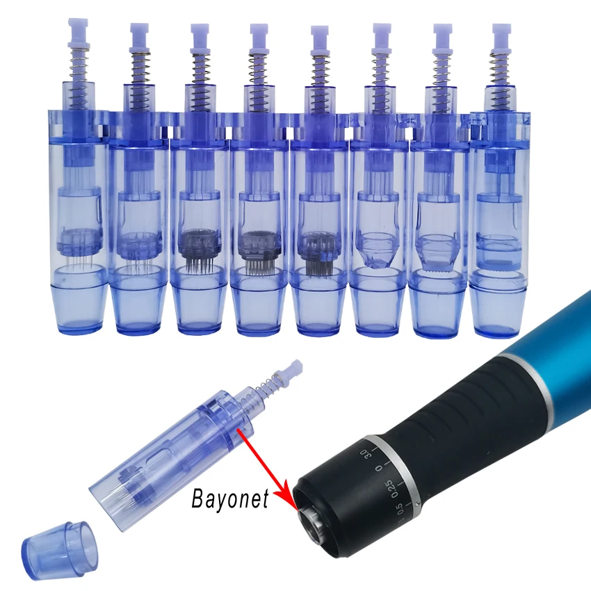 

100pcs Electric Derma Pen Cartridges For Ultima Dr Pen A1 Replacement Heads 9 / 12 / 24 / 36 / 42P Nano Apply to E30 M7 M5 N2 A6
