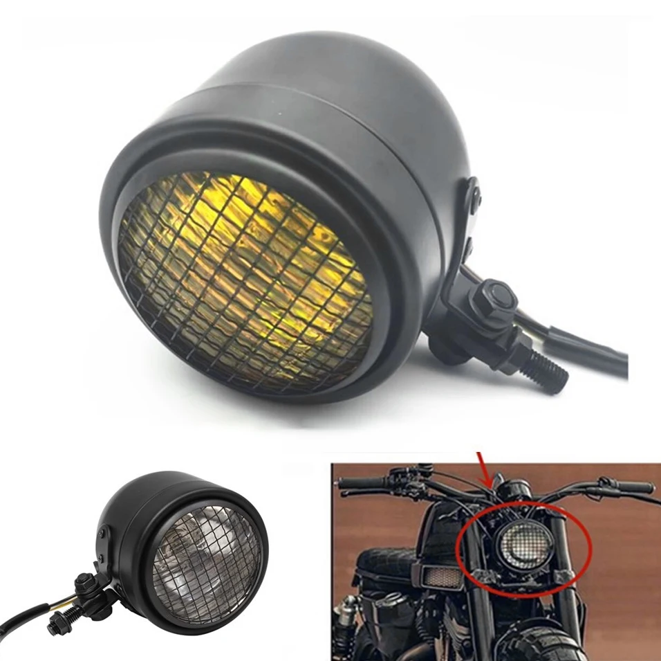 Галогенная передняя фара для мотоцикла CG125 в стиле ретро