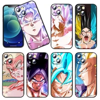 dragon ball super saiyan goku phone case for iphone 11 12 13 mini 13 14 pro max 11 pro xs max x xr plus 7 8 silicone cover