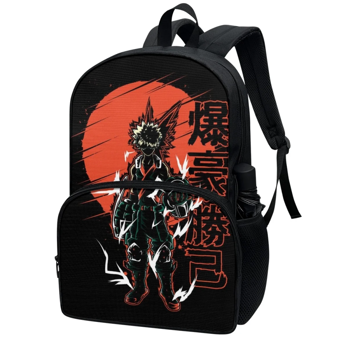 FORUDESIGNS My Hero Academia Schoolbags Lightweight Junior High School Backpacks Dual Zipper Practical Convenient Rucksack
