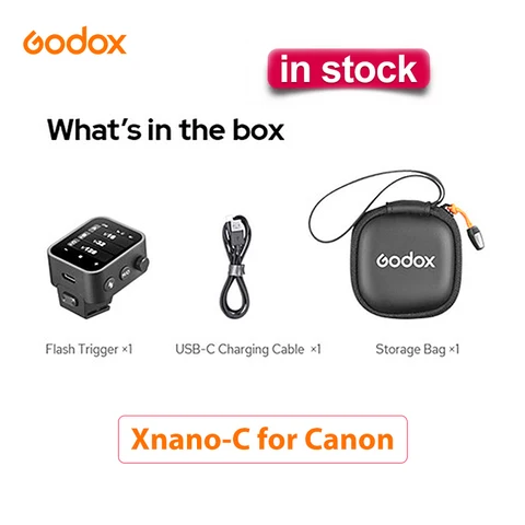 Беспроводной триггер для вспышки Godox Xnano X3 C/N/S/F/O, передатчик с сенсорным экраном Xnano TTL HSS для Canon, Nikon, Sony, Fuji, Olympus