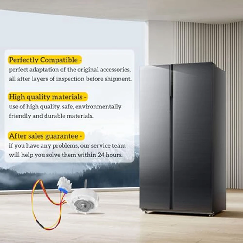 Двигатель вентилятора испарителя 1 шт. 809069201 AP6041795 Металл для Frigidaire Kenmore Electrolux DGHD2361