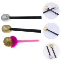 3pcs glittered microphone costume props mics for star karaoke fun costume birthday party favors