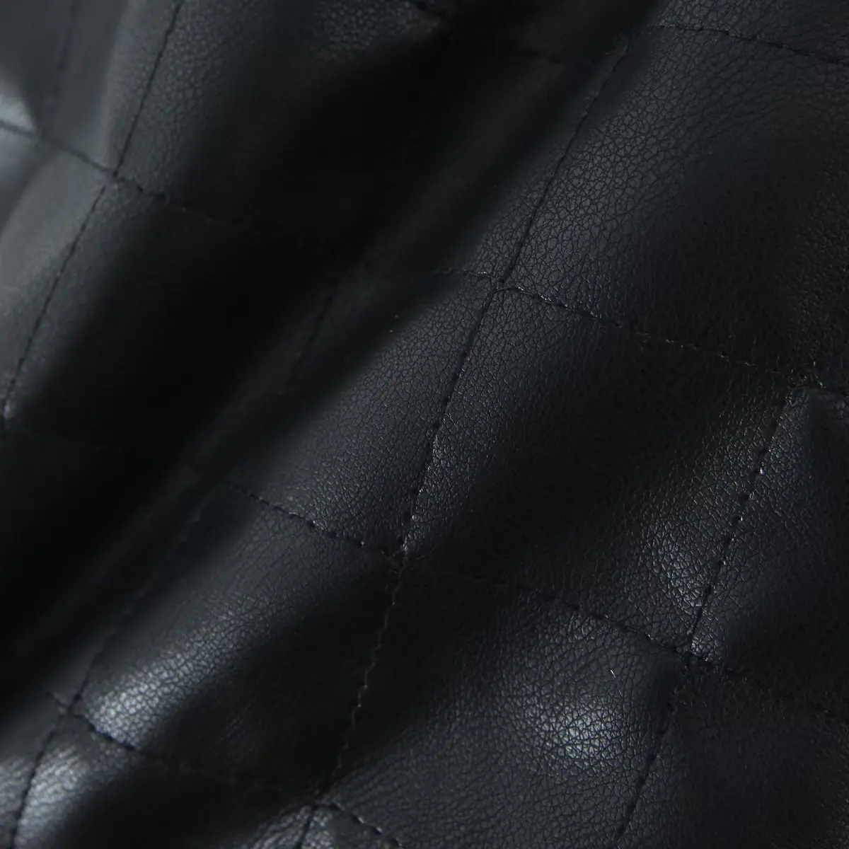 Elmsk Drawstring Bermuda Vintage Plaid Pu Leather Harem Shorts Women