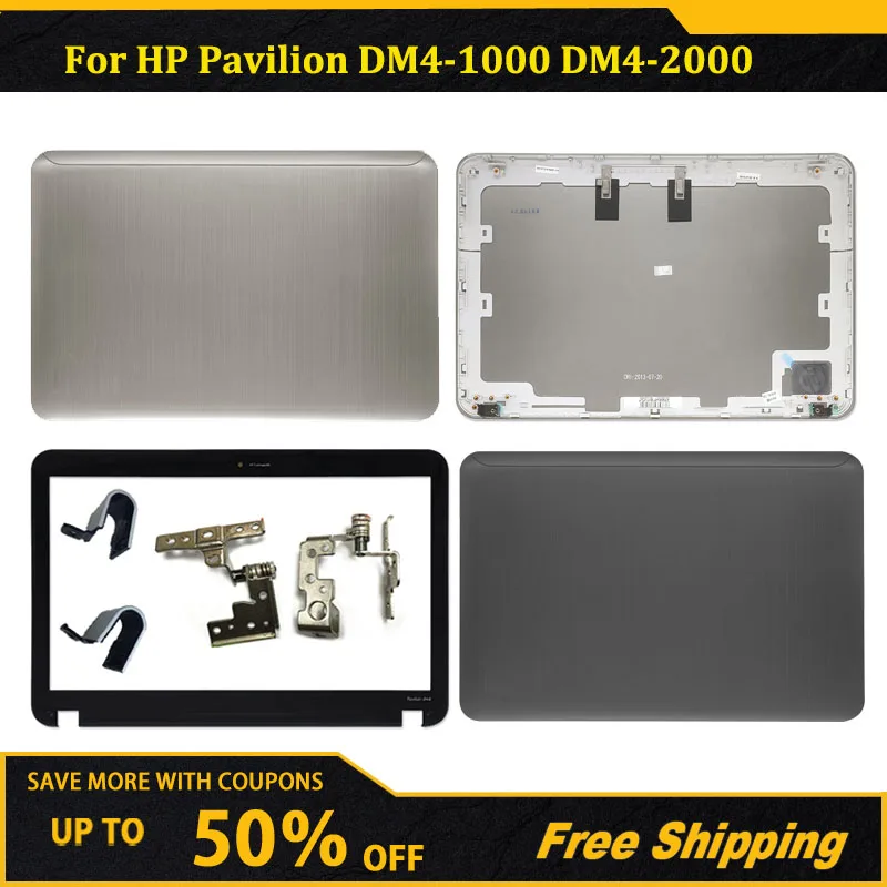 Новая рамка для HP Pavilion DM4-1000 DM4-2000, задняя крышка ЖК-дисплея/передняя рамка/петли/Крышка шарнира 636936-001 636938-001 650674-001 Новая рамка для HP Pavilion DM4-1000 DM4-2000, задняя крышка ЖК-дисплея/передняя рамка/петли/Крышка шарнира 636936-001 636938-001 650674-001