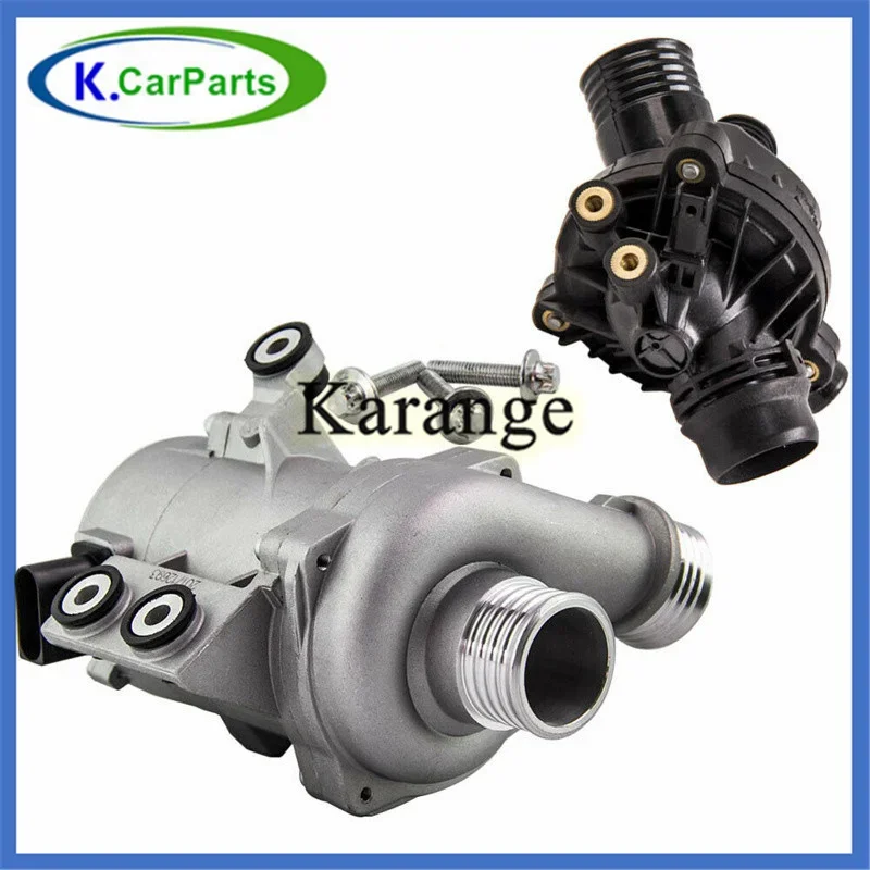 11517586925 11537549476 Электрический водяной насос + термостат для BMW E60 E61 E81 E87 E90 E91 X1 X3 X5 Z4 325i