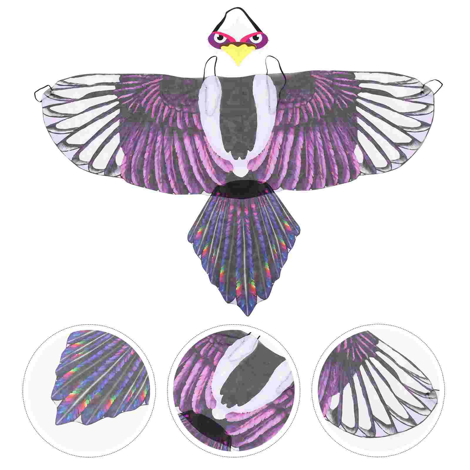 

Eagle Wings Halloween Costumes Accessories Kids Photo Childrens Cosplay Prop Photograph Chiffon Performance