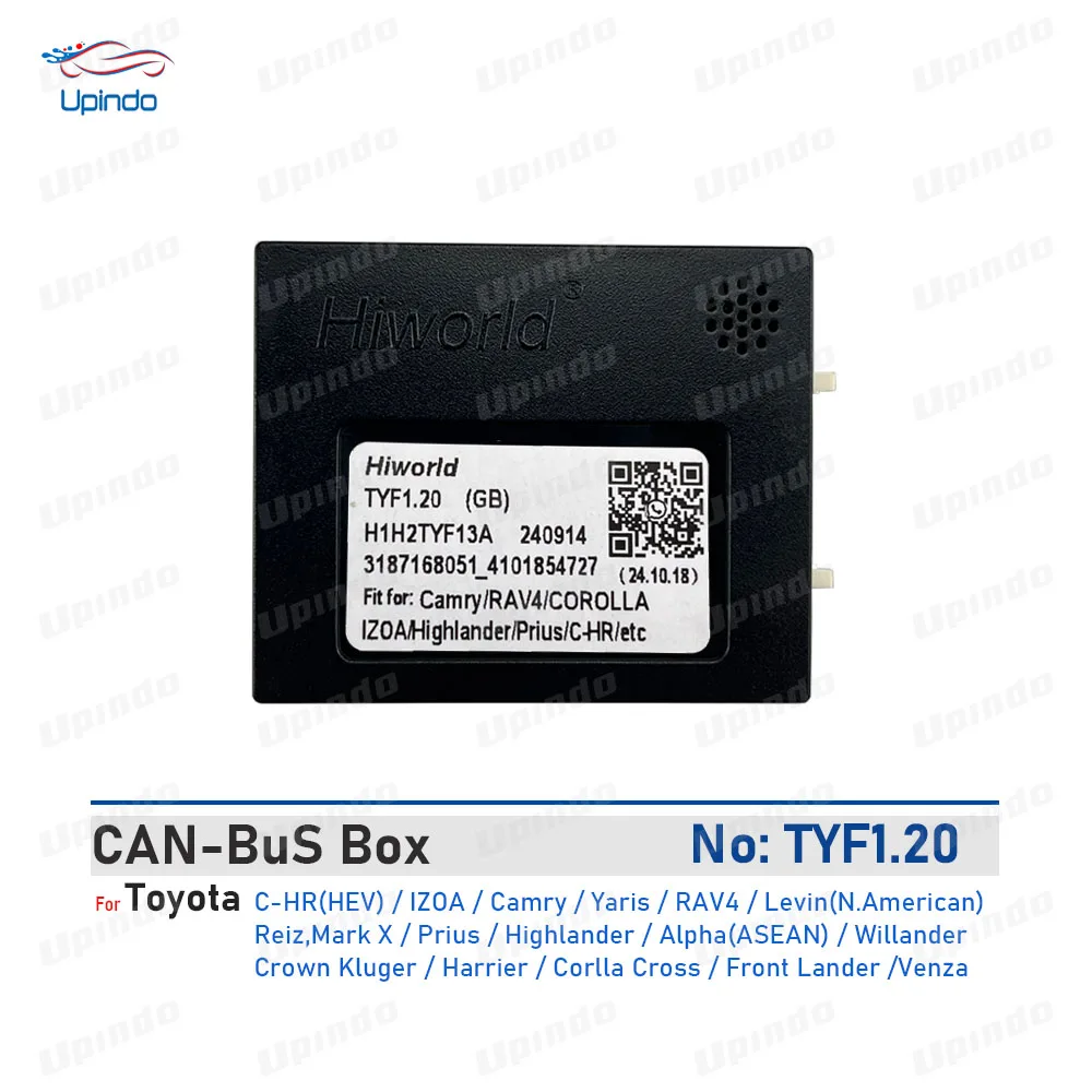 Фото Автомобильный Android-радио CAN-адаптер декодера шины для Toyota Corolla Yaris Reiz IZOA Prius C-HR Camry Highlander RAV4 Levin Venza №1