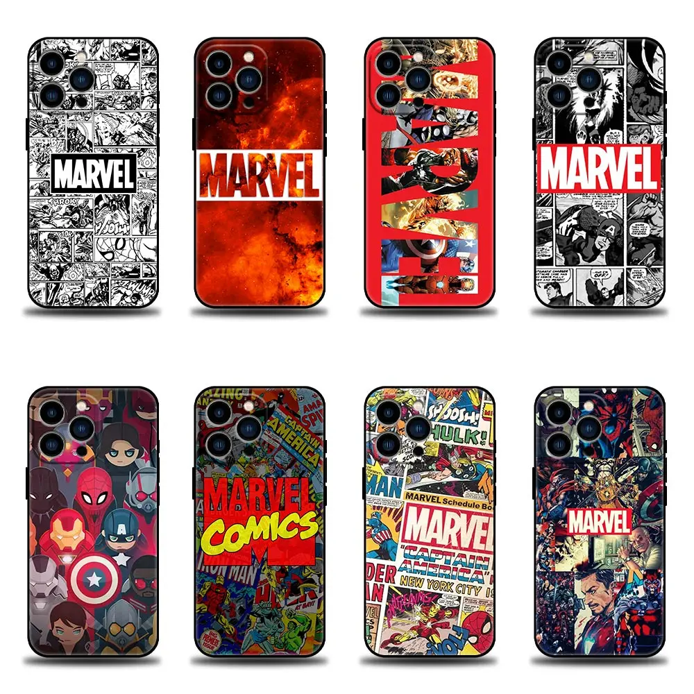 

Avengers Marvel Comics Thomas Fundas Coques Case iphone Apple for 14 11 12 13 7 8 SE XR XS 5 5s 6 6s Pro Plus Max PM Cases Capa