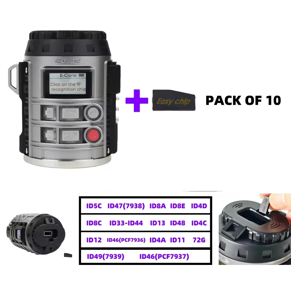 Фото Magictank 2M2 Easy Clone Programmer Super Clone Chip Transponder может поколения Superchip Копирование ID46 ID4D ID8A ID47 ID5C ID8E №1