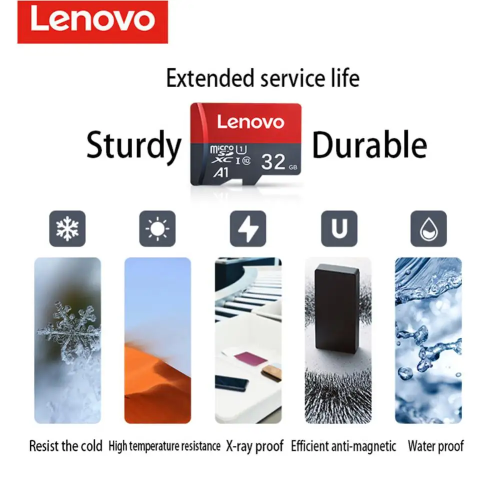 100% оригинальная карта памяти Lenovo 512 ГБ 256 128 64 32 16 8 TF-карта ТБ Micro SD |