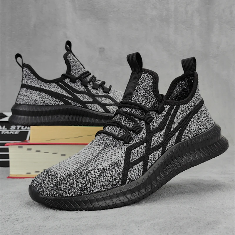 Men Running Shoes Lightweight Sport Shoes for Men Mesh Breathable Casual Sneakers Non-Slip Outdoor 2023 New Arrival