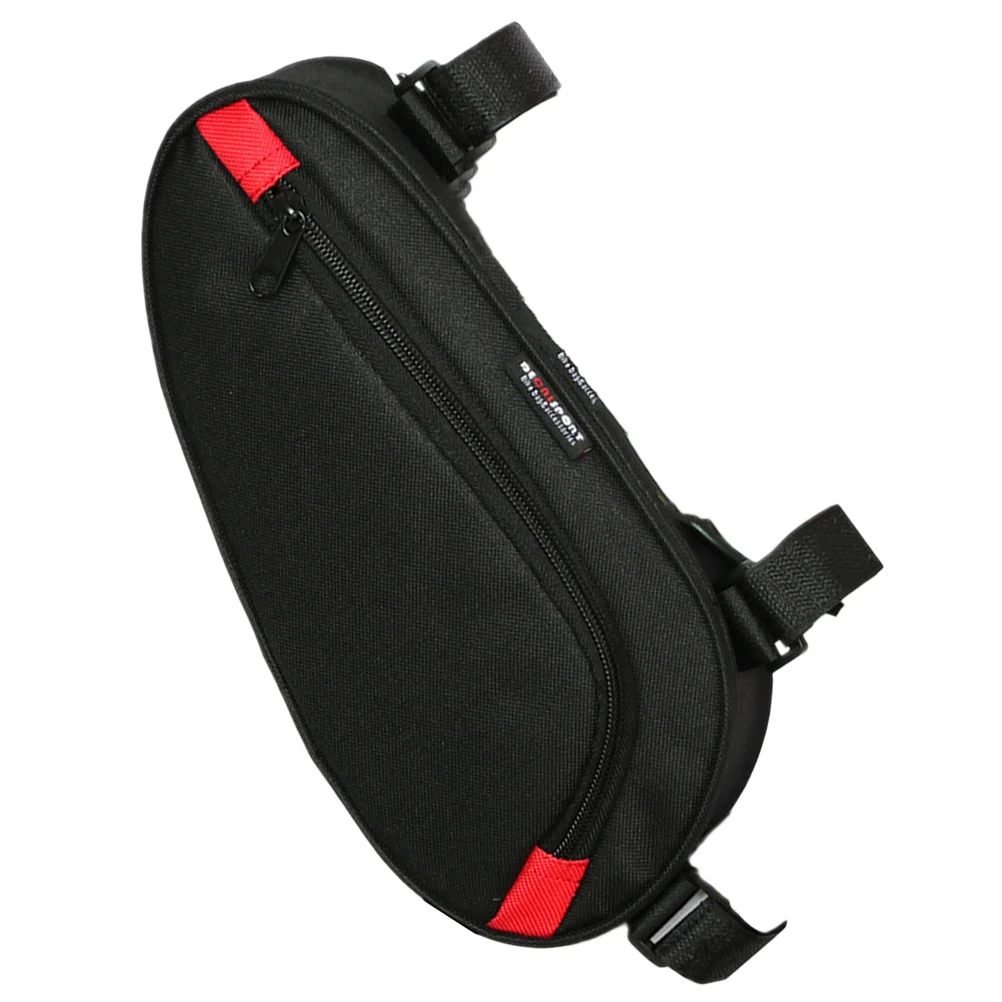 

Creative Waterproof Fabric Triangle Bike Bag Mountain Bike Cycling Pouch Storage Pouch for Home Outdoor Bike Outside (Black)