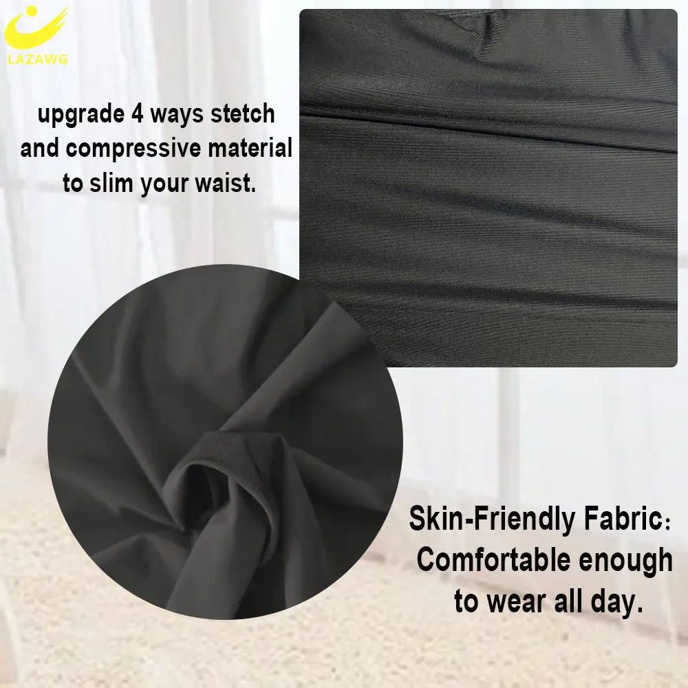 LAZAWG Men's Shapewear Slimming Tank Tops Compression Tummy Control  Body Shaper Top Fat Burner Exercise Sport Workout Fitness