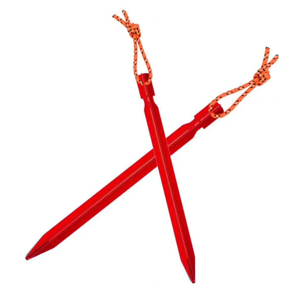 

10Pcs Ground Pegs Triangular Shape Design Accessories Ground Nails High Hardness Ground Nails Set for Travel Ground Nails