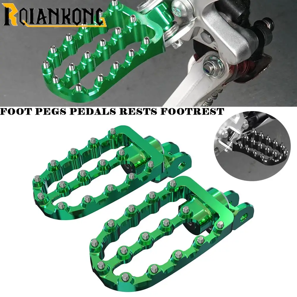 

For Kawasaki KLR650 KLR 650 1987-2006 2007 2008 Motorcycle Footpegs Foot Peg Foot Rest Brake Lever Pedal Extender Accessories