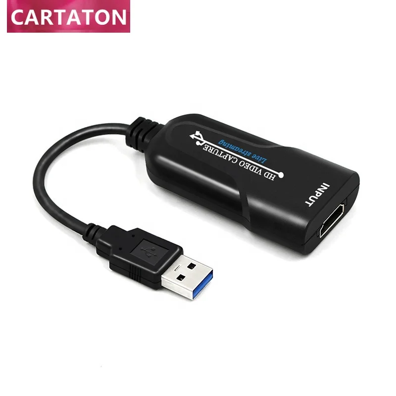 Заводская цена живая трансляция Usb2.0 1080P Hdmi К Usb захват игр дисплей 60 кадров в