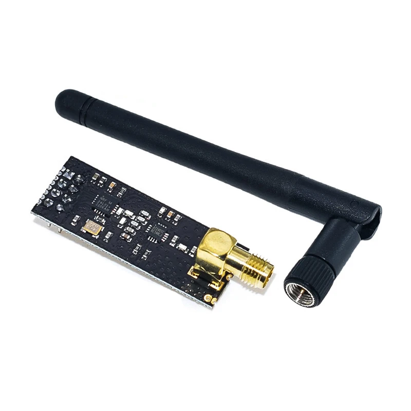 Фото Модуль беспроводной передачи данных NRF24L01+PA + LNA на большие расстояния (1100 метров), модуль передачи и приема, антенна для передачи. №2
