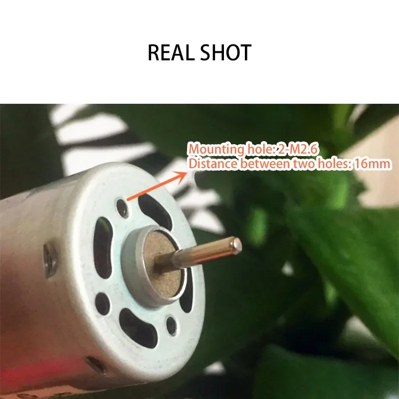 Детали двигателя RS-385SH-20480A DC 3-18V карбоновая щетка мини двухсторонний выходной вал