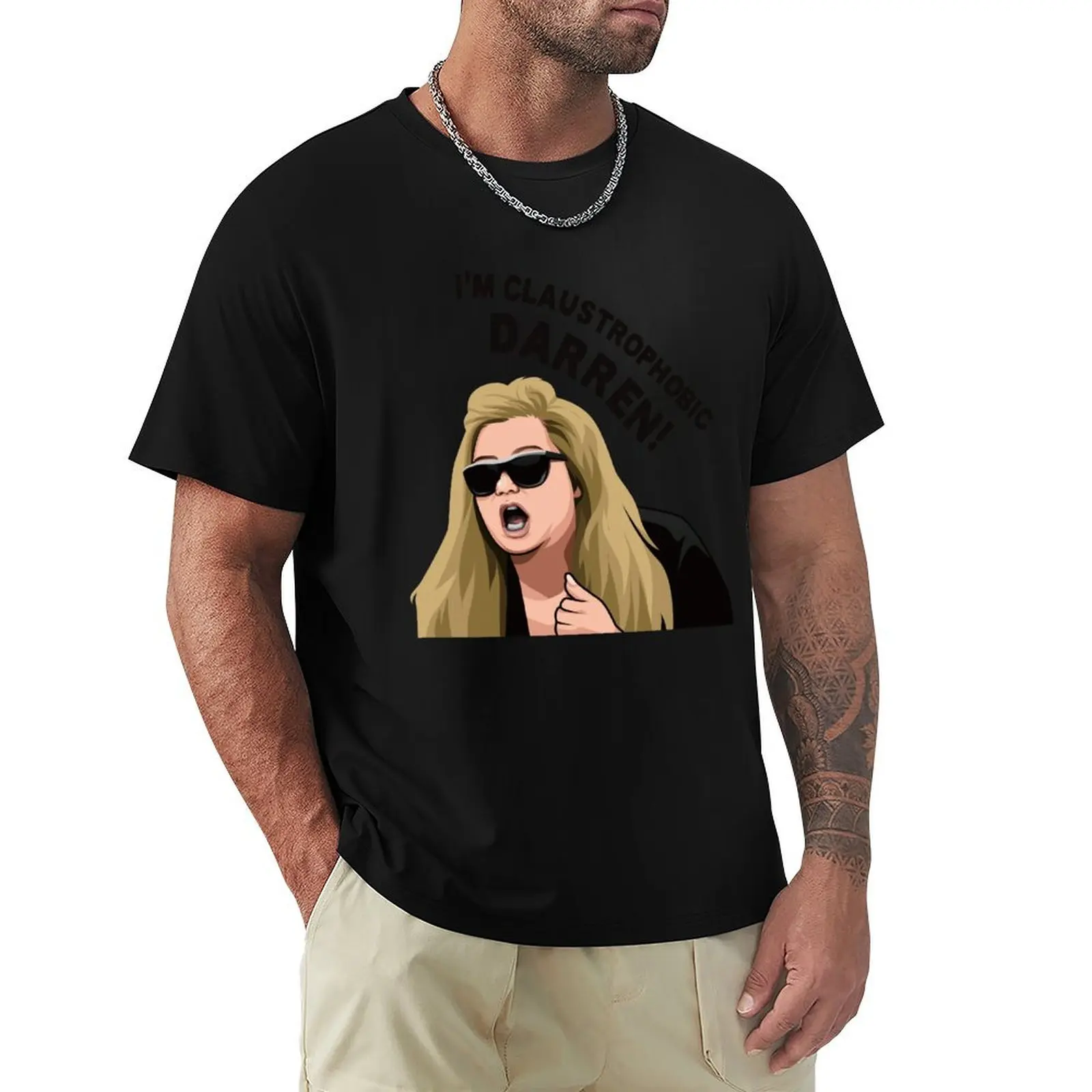 Я Кластрофобный Даррен! Футболка Gemma Collins Merch одежда больших размеров футболка на