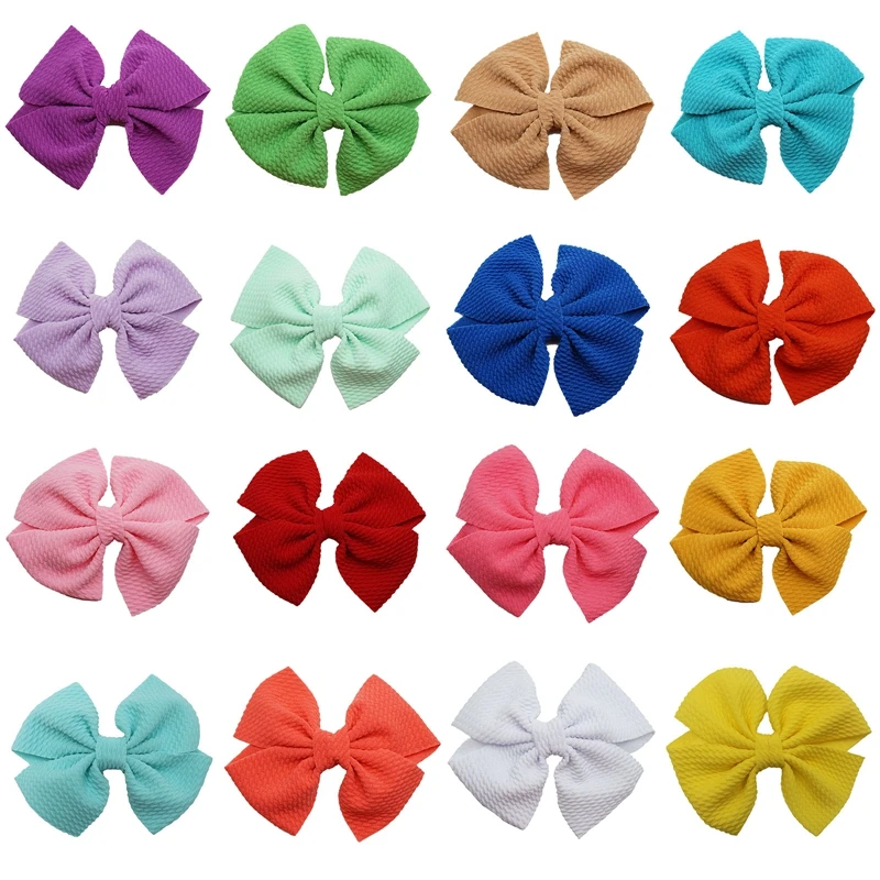

Cute Solid Color Hair Bows With Clip For Girls Hair Clips Handmade Hairpins Barrettes Headwear Kids Hair Accessories