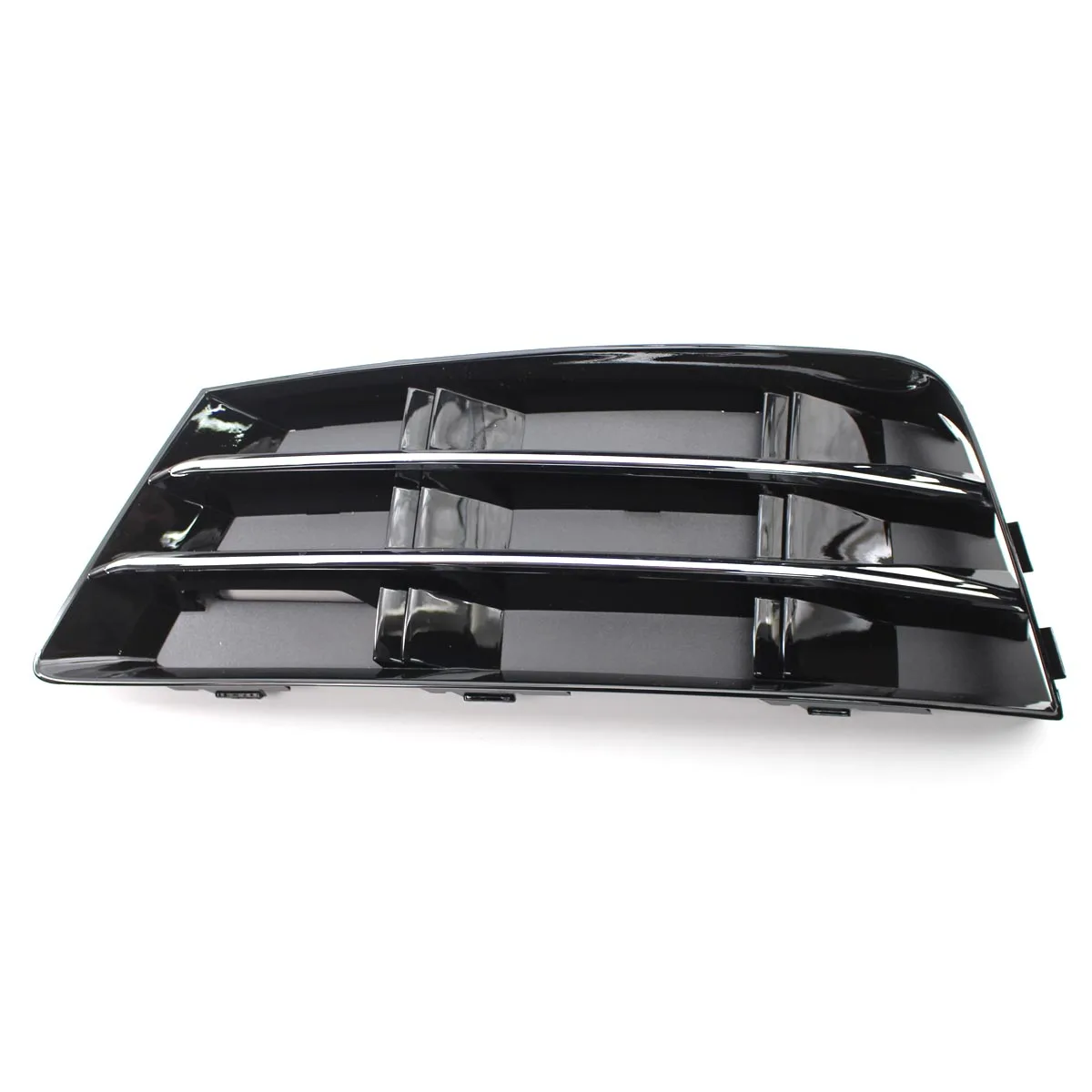 

Fit For Audi A4 B9 2016-2018 Front Bumper Grill Fog Light Grille with Chrome 8W0807681R