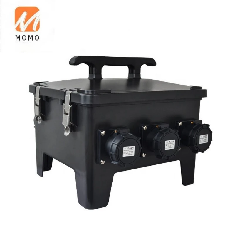 

PC /ABS material durable distribution box 16a 32a input and output